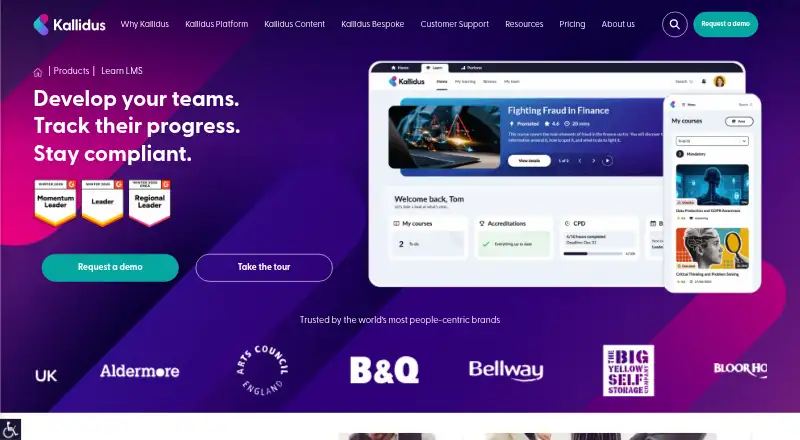Kallidus Learn's own site