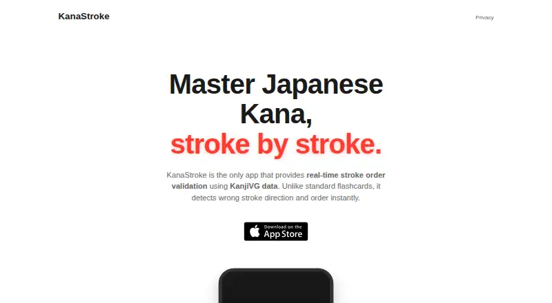 KanaStroke's own site
