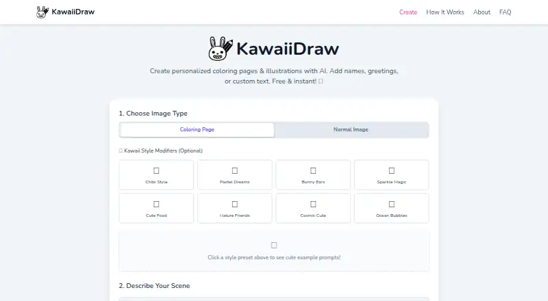 KawaiiDraw's own site