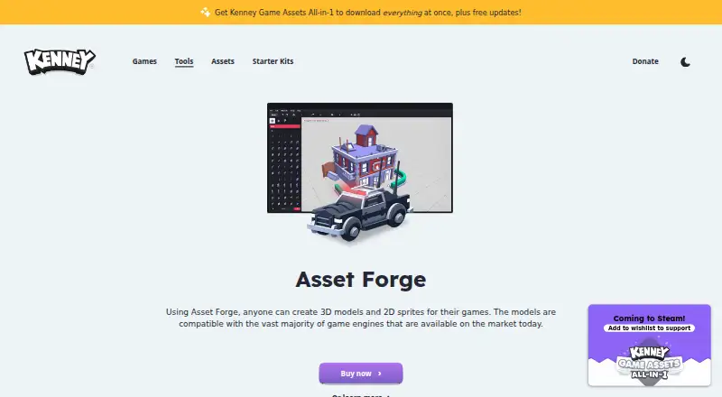 Asset Forge's own site