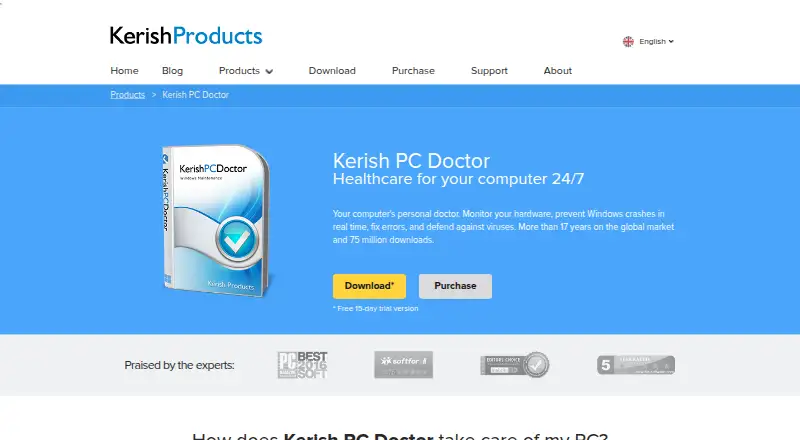 Kerish PC Doctor's own site