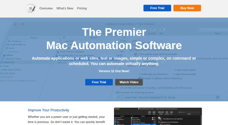 Keyboard Maestro's own site