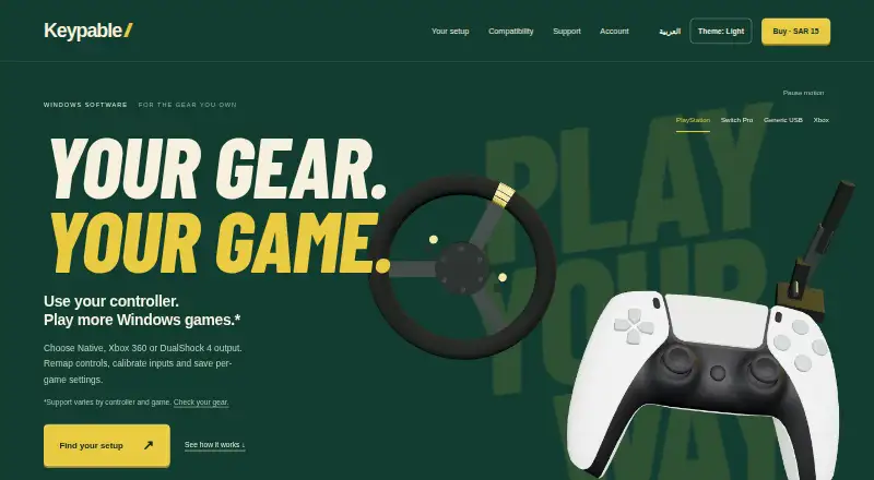 Keypable's own site