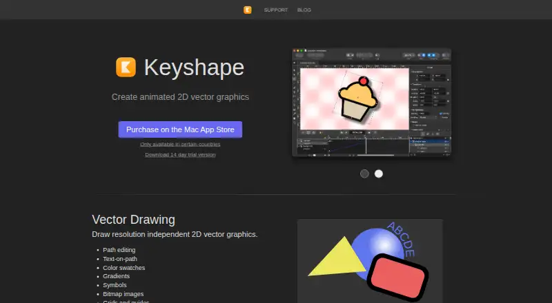 Keyshape's own site