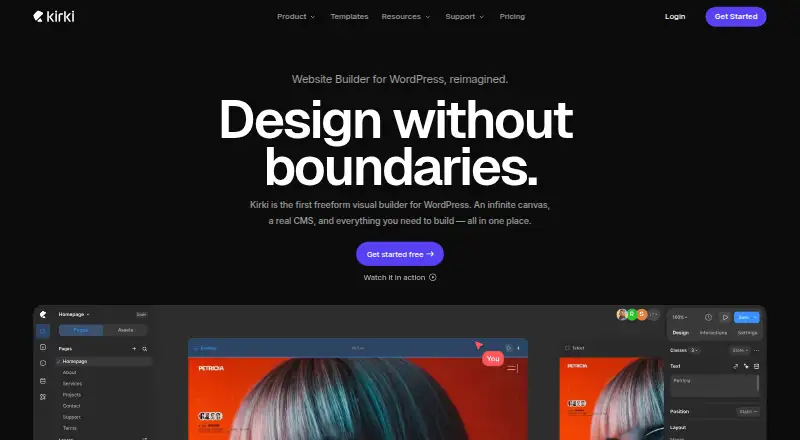Kirki's own site