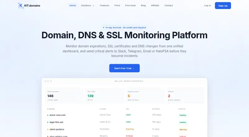 KIT.domains's own site