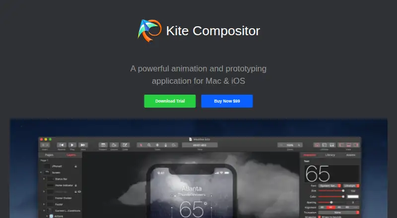 Kite Compositor's own site