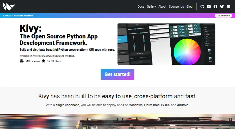 Kivy's own site