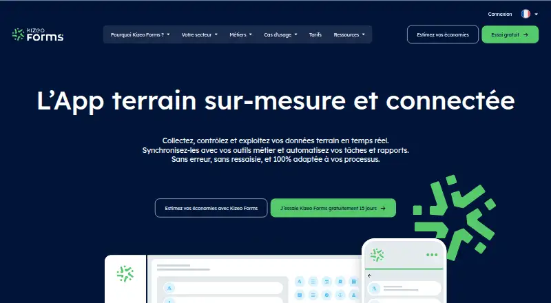 Kizeo Forms's own site