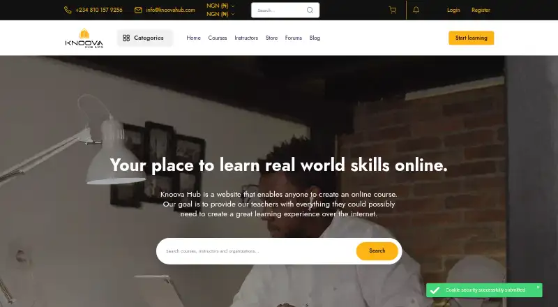 Knoova Hub's own site