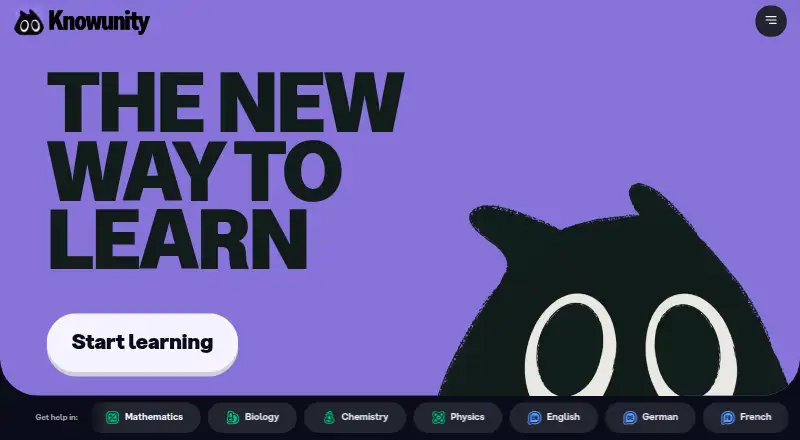 Knowunity's own site