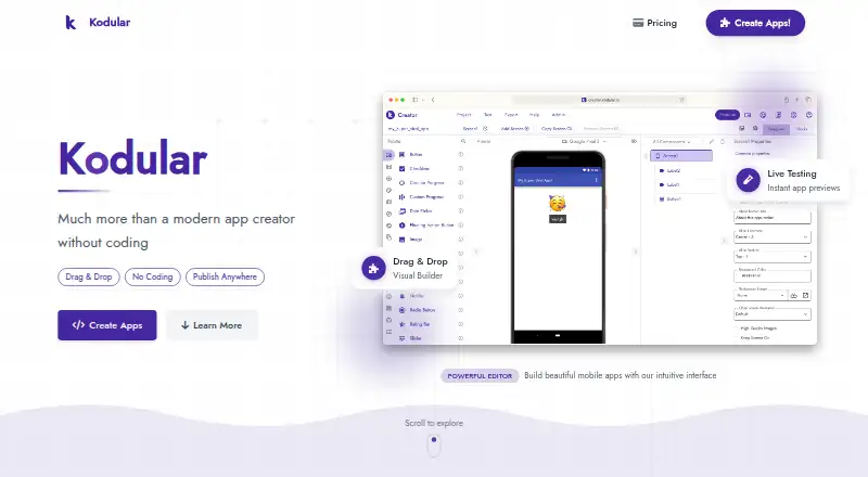 Kodular's own site