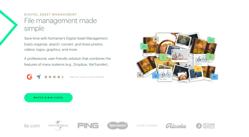 Kontainer's own site