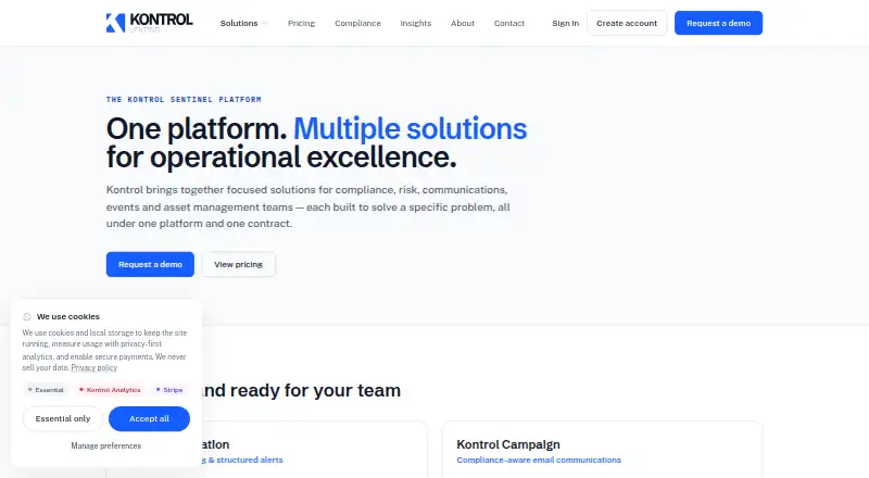 Kontrol Interact's own site