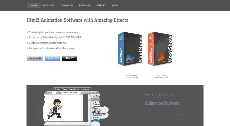 KoolMoves's own site