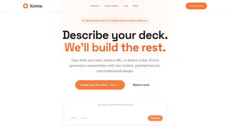 Kroma's own site