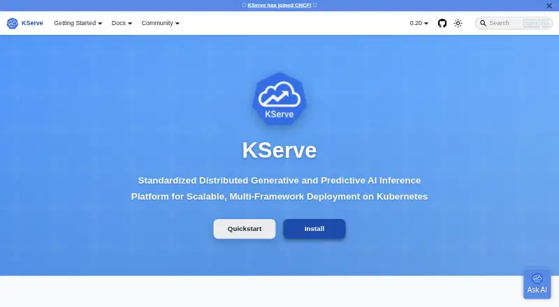 KServe's own site