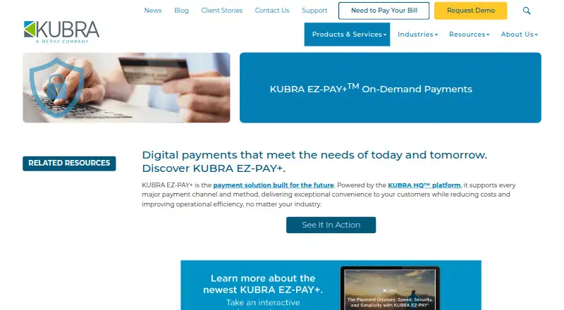 KUBRA EZ-PAY's own site