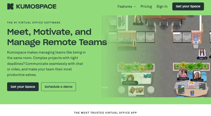 Kumospace's own site