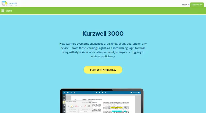 Kurzweil 3000's own site