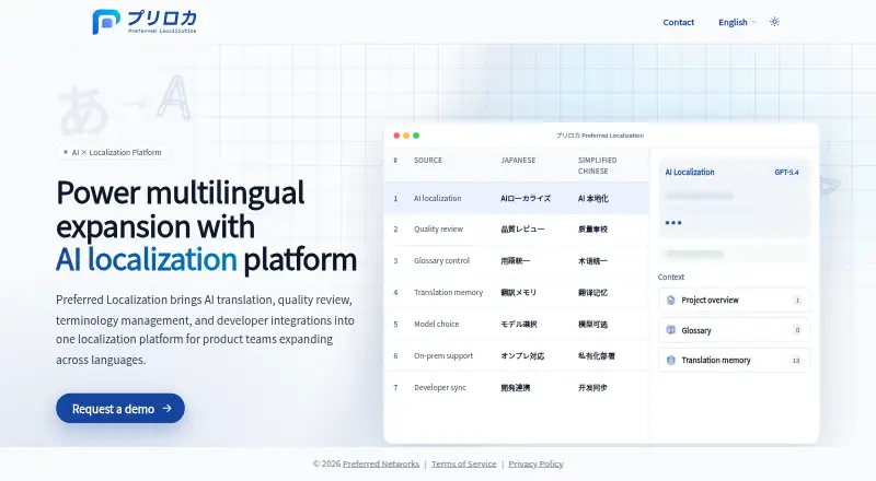 Preferred Localization's own site