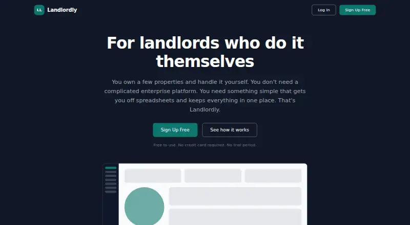 Landlordly's own site
