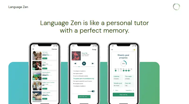Language Zen's own site
