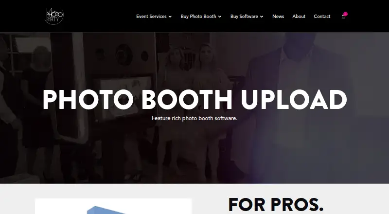 Photo Booth Upload's own site
