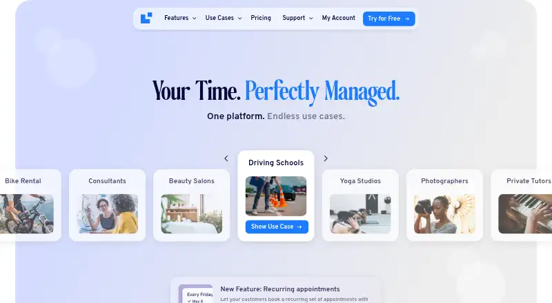 LatePoint's own site