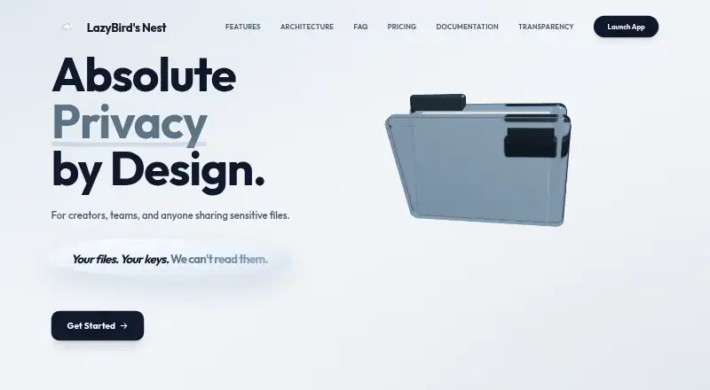 Nest's own site