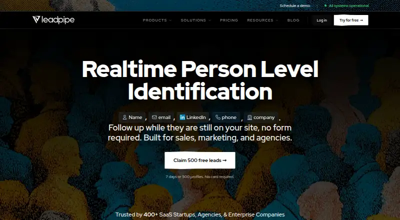 Leadpipe's own site