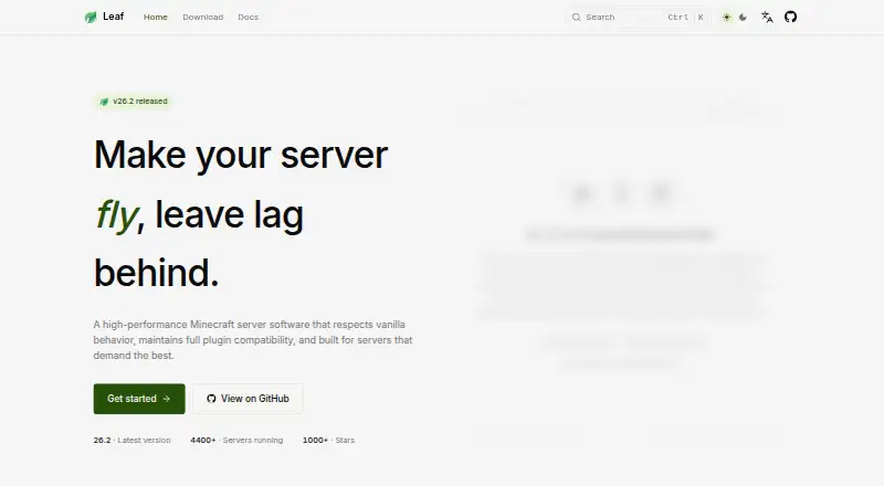 Leaf's own site