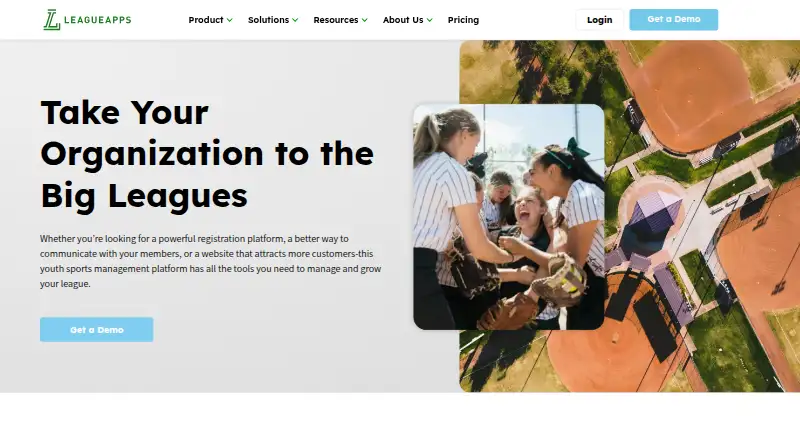 LeagueApps's own site