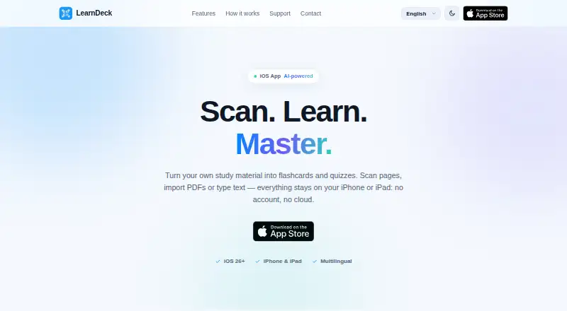LearnDeck's own site