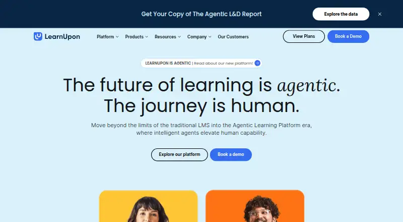 LearnUpon's own site