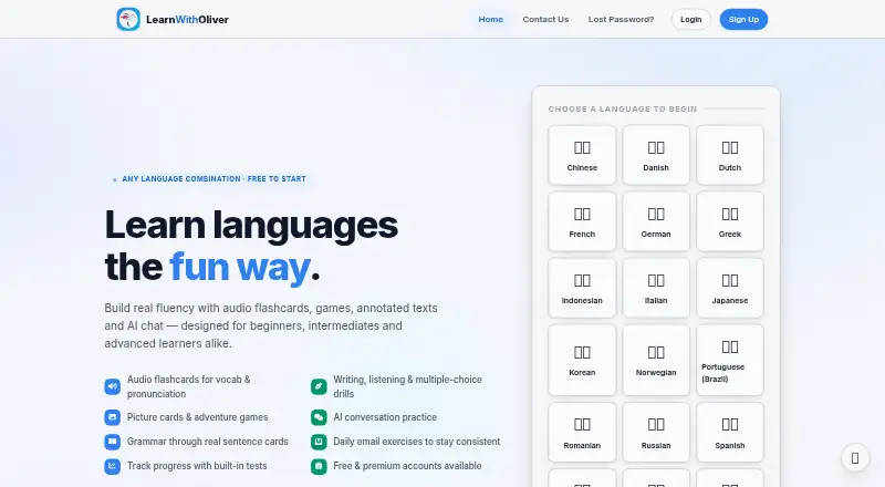 LearnWithOliver's own site