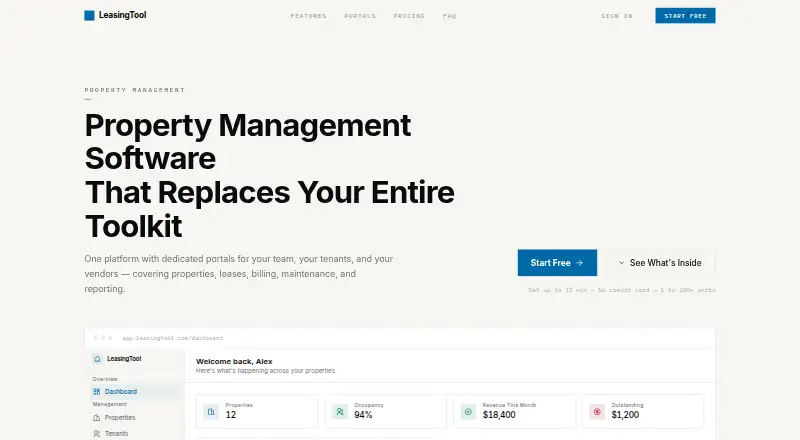 LeasingTool's own site