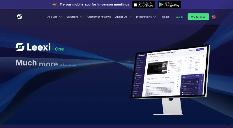 Leexi's own site