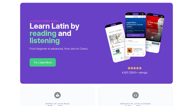 Legentibus's own site