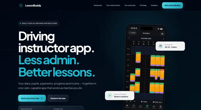 LessonBuddy's own site
