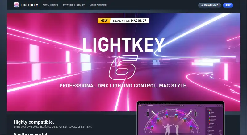 Lightkey's own site