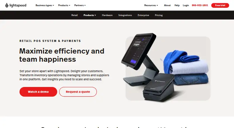 Lightspeed Retail's own site