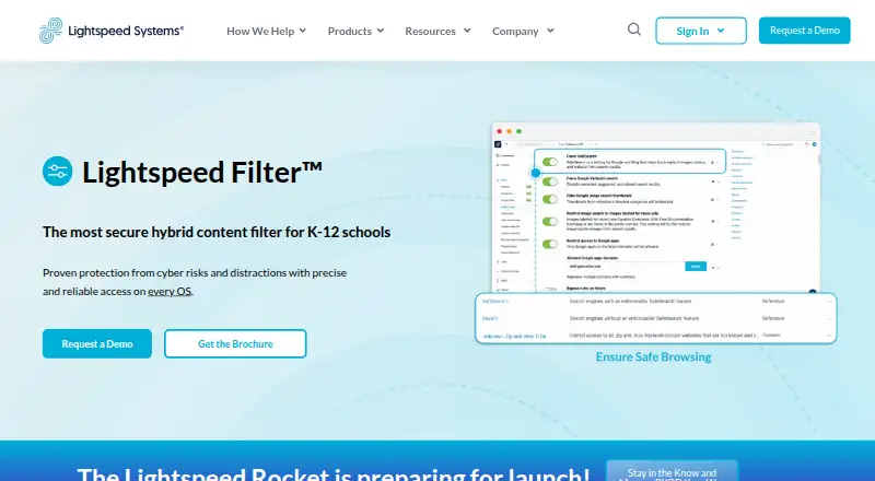 Lightspeed Filter's own site