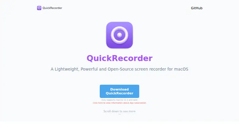 QuickRecorder's own site