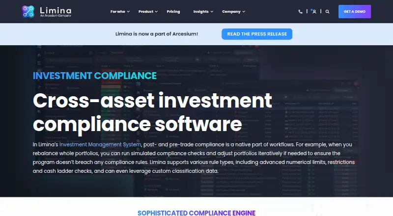 Limina Investment Compliance's own site