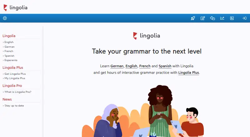 Lingolia's own site