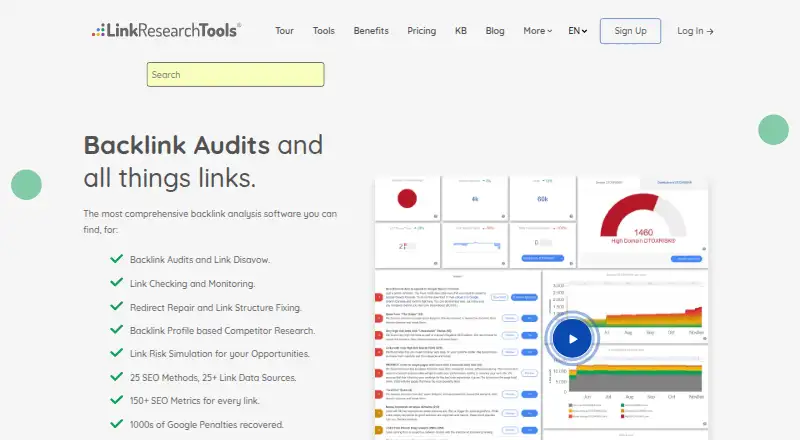 LinkResearchTools's own site
