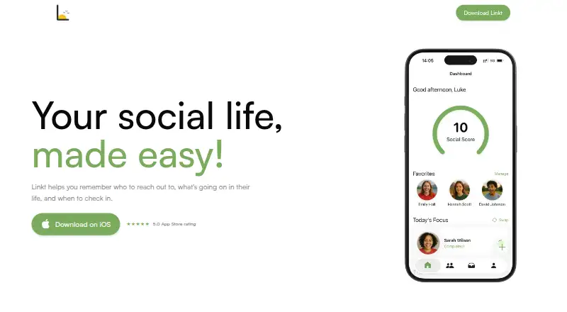 Linkt's own site