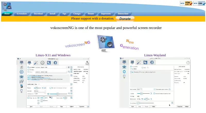 vokoscreenNG's own site