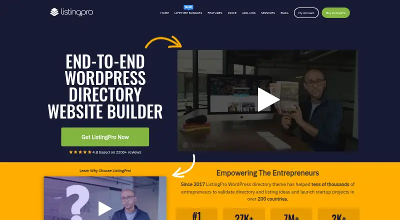 ListingPro's own site